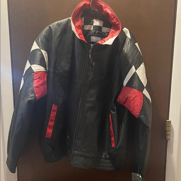 Burn Bay men’s leather jacket XXL